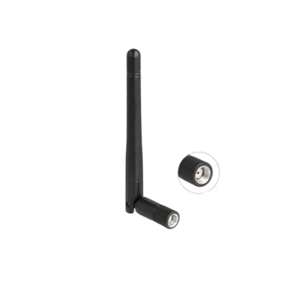 Antenne Delock 90150 2 dBi 2,4 5 GHz Omnidirektional RP-SMA Schwarz