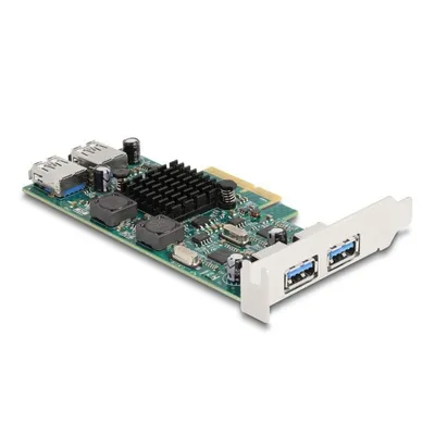 Netzwerkkarte Delock 90282 PCI Express x4 USB 3.2 Gen 1 5 Gbps Full/Low Profile