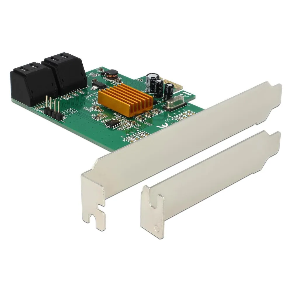 Tarjeta de Red DeLock 90382 PCIe 4xSATA 6 Gbps NCQ S.M.A.R.T TRIM