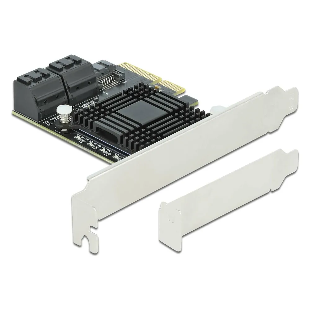Netzwerkkarte DeLock 90498 PCI Express x4 6 Gbit/s 5x SATA Low Profile