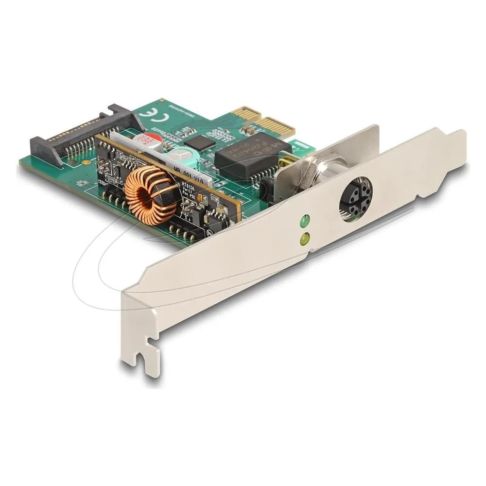 Tarjeta de Red Delock 90760 PCI Express 2.5GbE PoE+ Full Duplex