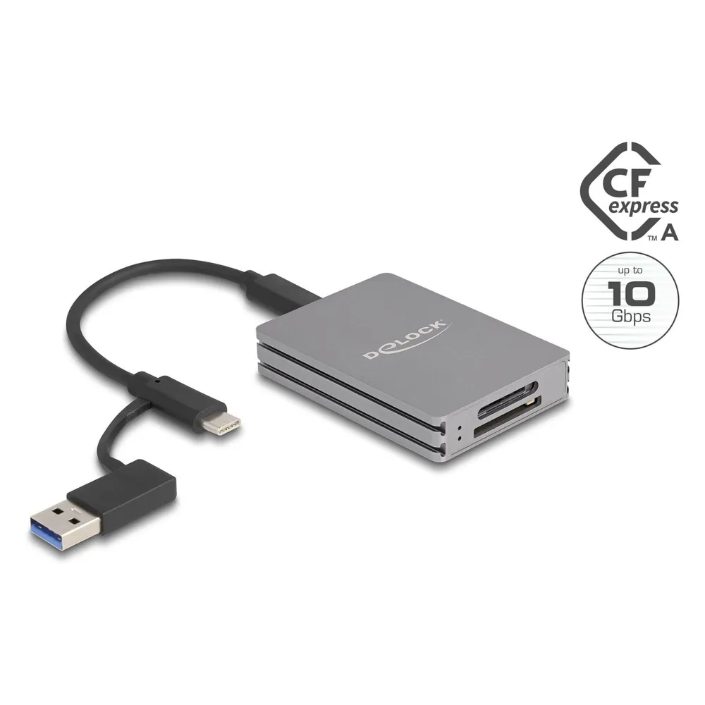Kartenleser Delock USB Type-C für SD und CFexpress