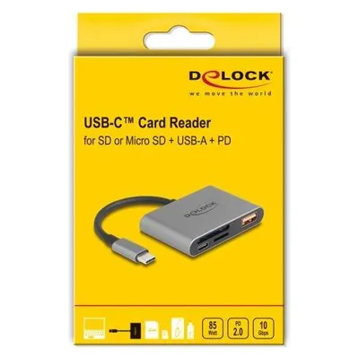 Kartenleser DeLOCK 91016 USB 3.2 Gen 2 Type-C