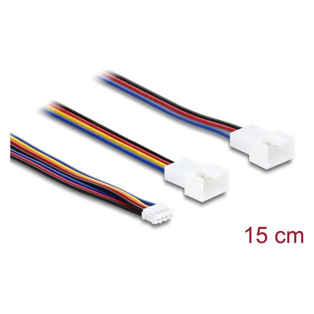 Delock PWM-Lüfterkabel Adapter 15 cm JST PH Stecker