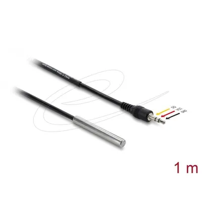 Kabel DeLOCK 91387 für Sensoren und Aktoren 1 m Stecker schwarz PVC