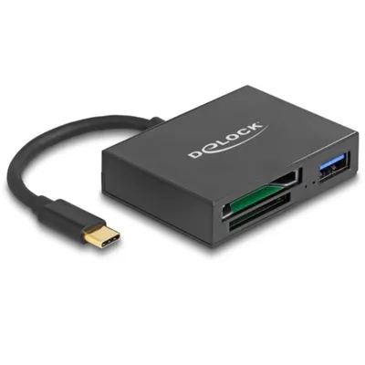 Kartenleser DeLOCK 91711 SD XQD USB 5000 Mbit/s