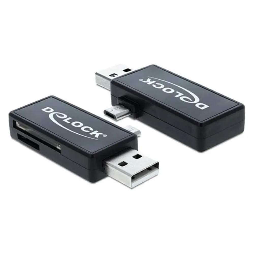 Kartenleser Delock 91731 USB 2.0 für MicroSD und SD