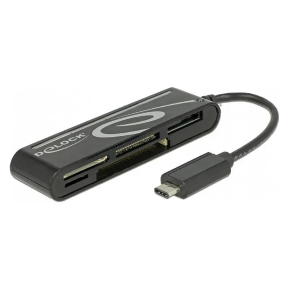 Delock USB 2.0 USB Type-C 5 Slots, schwarz