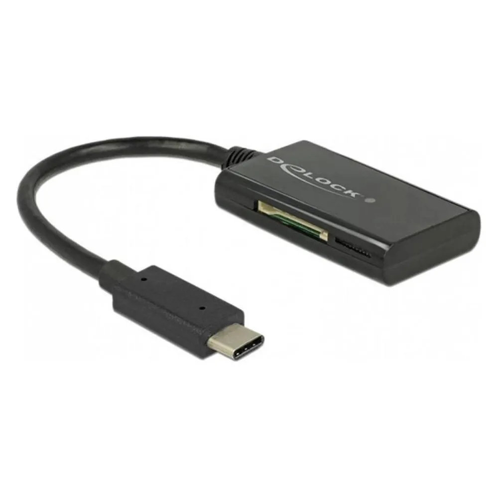 Delock USB 3.1, USB Type-C 4 Slots, schwarz