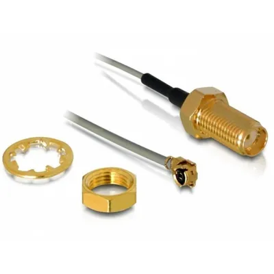 Koaxialkabel DeLOCK 88419 0,2 m Grau I-PEX M / SMA F