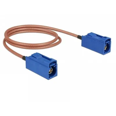 Koaxialkabel Delock 89667 0,5 m FAKRA C blau/braun