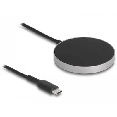 Ladegerät Delock 5W 7.5W 10W 15W Induktion USB Schwarz