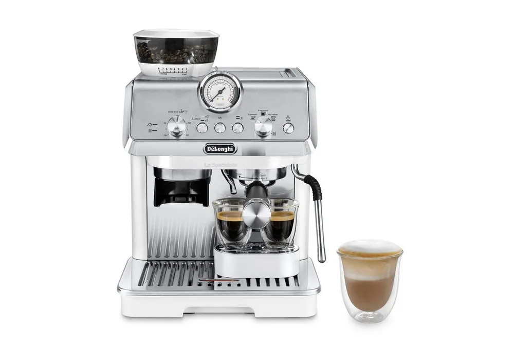 De'Longhi Espressomaschine La Specialista Arte EC9155.MB, 8 Mahlgrade, 3 Temperaturen, Milchschaumdüse