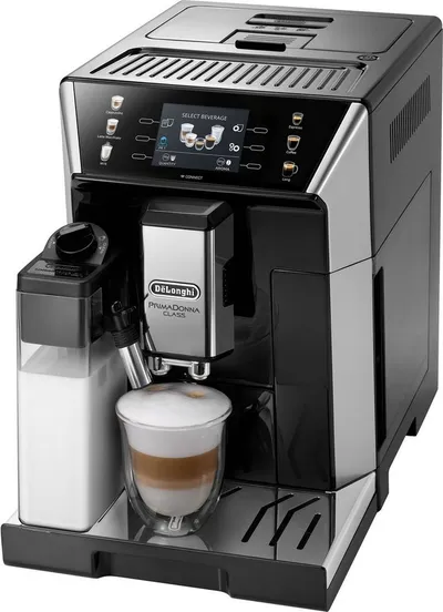De'Longhi Kaffeevollautomat PrimaDonna Class ECAM550.65.SB - Perfekter Milchschaum, 5 Kaffeestärken, Mein Kaffee" Funktion, 3,5'' Farbdisplay