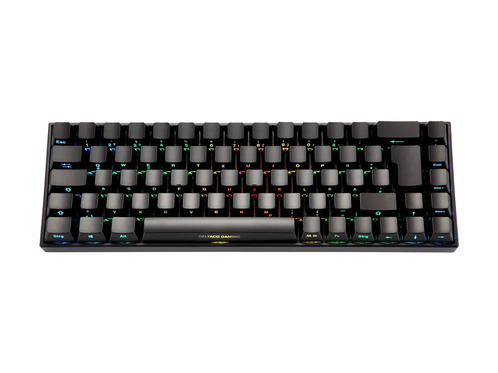 Deltaco Gaming Tastatur DK440R wireless, RGB, schwarz