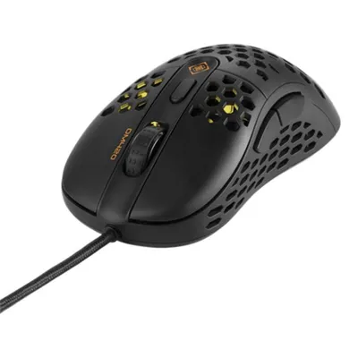 Maus Deltaco GAM-106 USB Typ-A 6400DPI Schwarz 6 Tasten Gaming