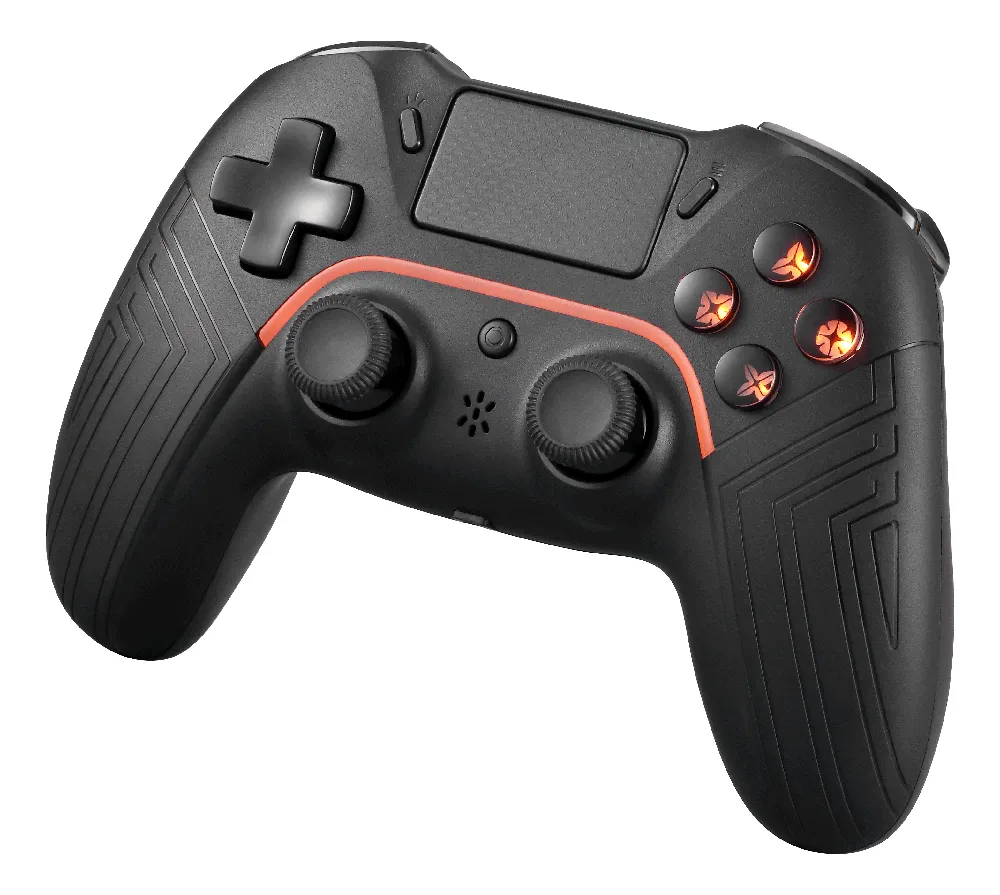 Deltaco Controller schwarz (Kabellos | Kabelgebunden – PC / PS4 / Android / iOS)