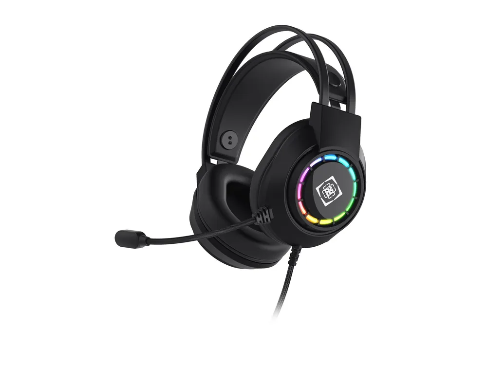 Deltaco Headset Gaming Stereo DH2020 USB RGB schwarz