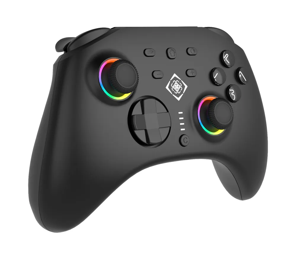 Deltaco Controller RGB schwarz (Kabellos – PC / Switch)
