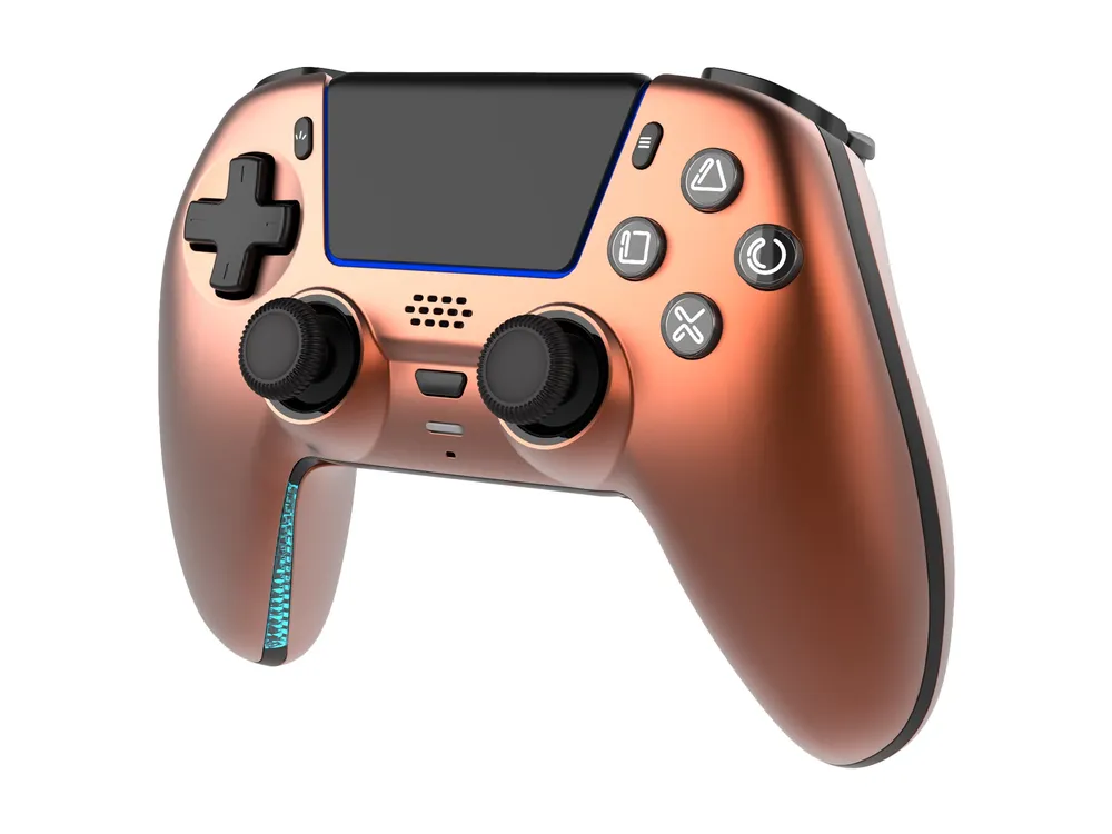 Deltaco Controller inkl. Ladestation bronze (Kabellos – PC / PS5 | Pro / Android / iOS)