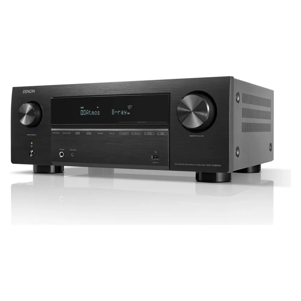 Denon AVC-X2850H AV-Receiver 7.2 Dolby Atmos HEOS WiFi Bluetooth HDMI eARC