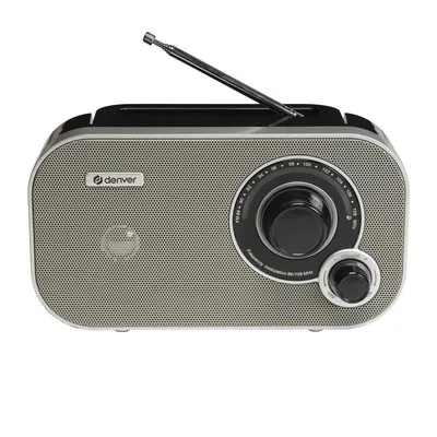 Personalradio Denver TR-51GR Analog FM Grau Externe Antenne