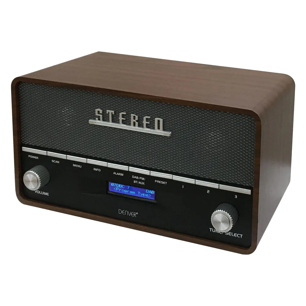 Personenradio Denver DAB-36 DAB+ FM PLL 10W LCD Blau