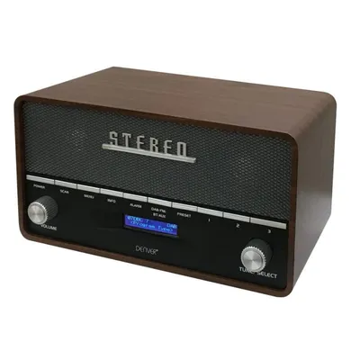Personenradio Denver DAB-36 DAB+ FM PLL 10W LCD Blau
