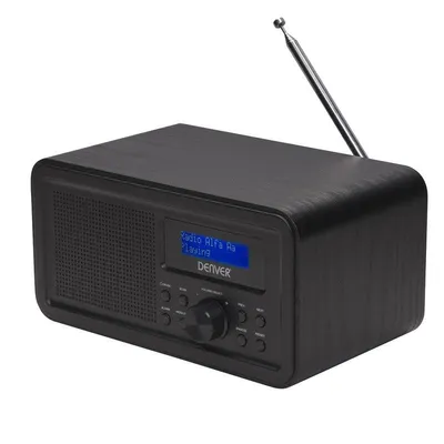 Personalradio Denver DAB-30BLACK DAB+ FM Schwarz Holz