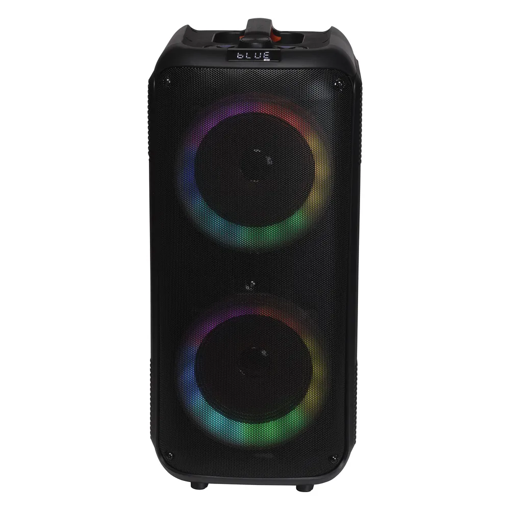 Lautsprecher Denver Party Wireless 20W Bluetooth RGB-Licht USB Mikrofon