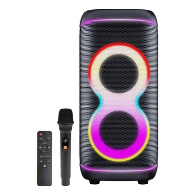 Lautsprecher Denver Party kabellos 100W mit Bluetooth und mehrfarbiger LED