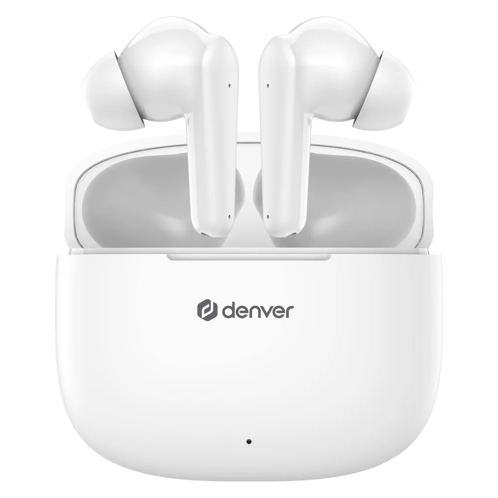 Denver TWE-48W True Wireless Bluetooth-Kopfhörer für Anrufe und Musik