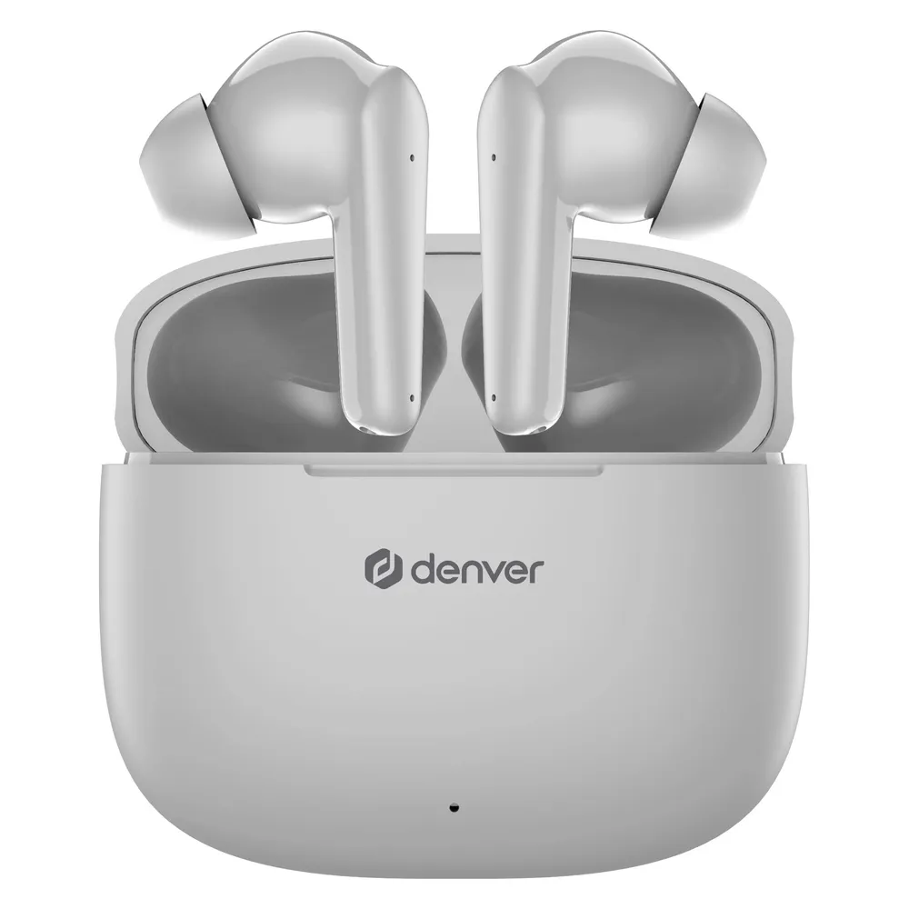 Denver TWE-48GR True Wireless Bluetooth-Kopfhörer für Anrufe und Musik