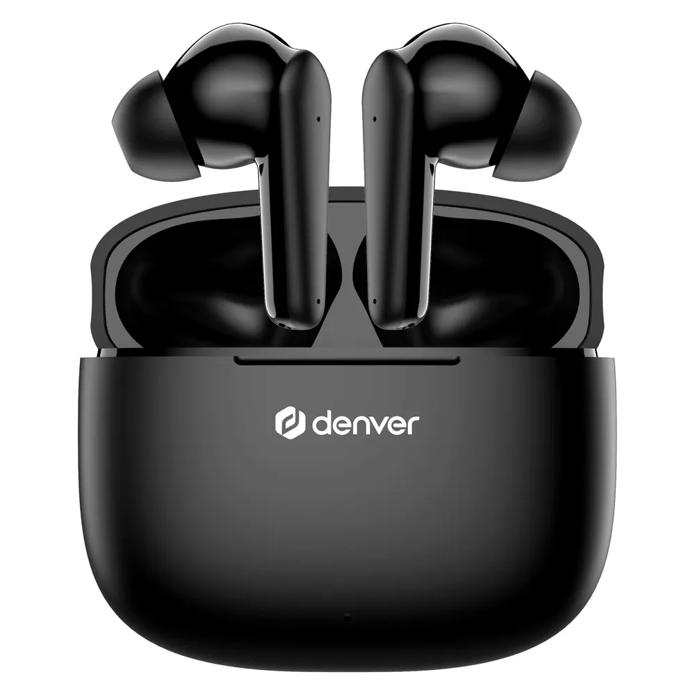 Denver TWE-48B Kabellose Bluetooth-Kopfhörer für Anrufe und Musik