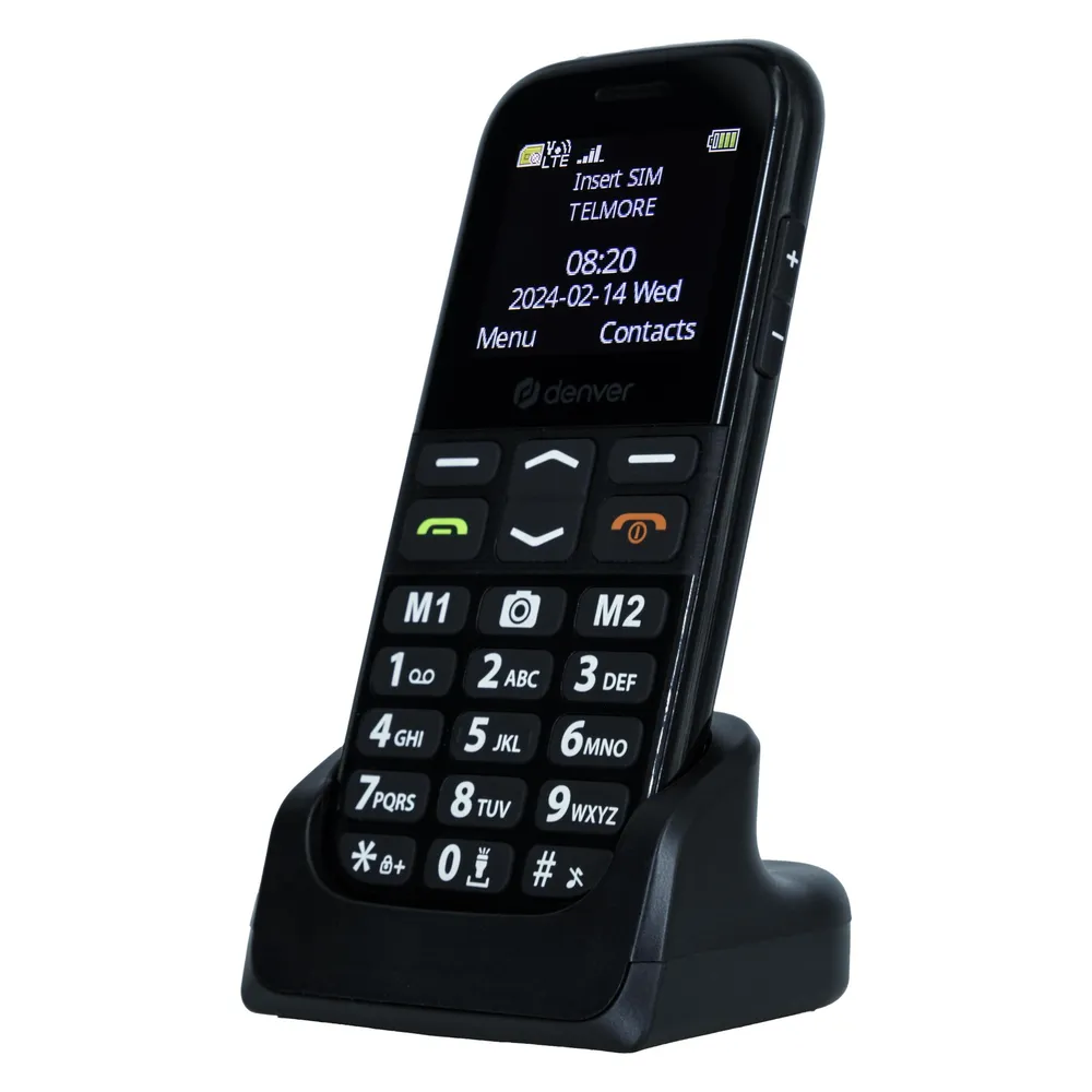 Denver Handy BAS-18500EB, Dual SIM, schwarz
