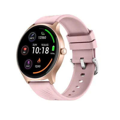 Denver SWC-387RO Bluetooth 1,43" Roségold Rosarotes Armband Einheitsgröße IP67 SpO2 Puls