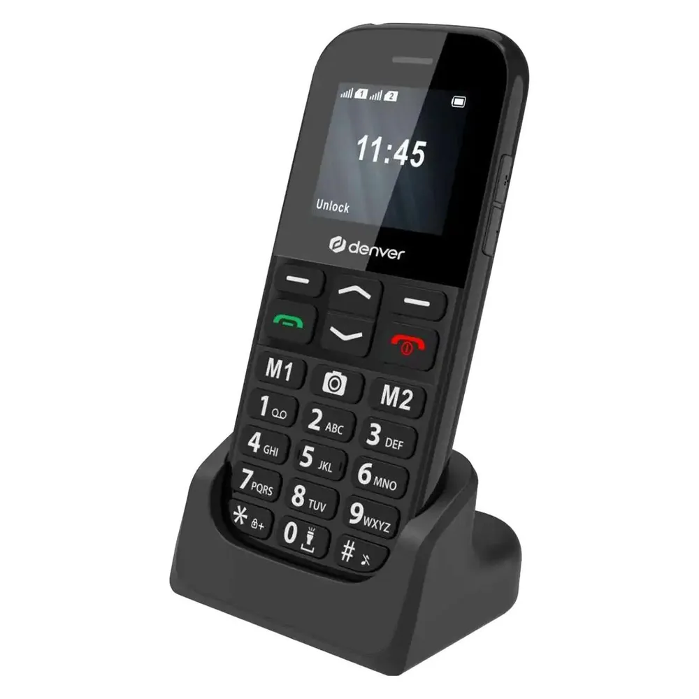 Handy Denver BAS-18800L 4G Dual SIM 1.77" Schwarz