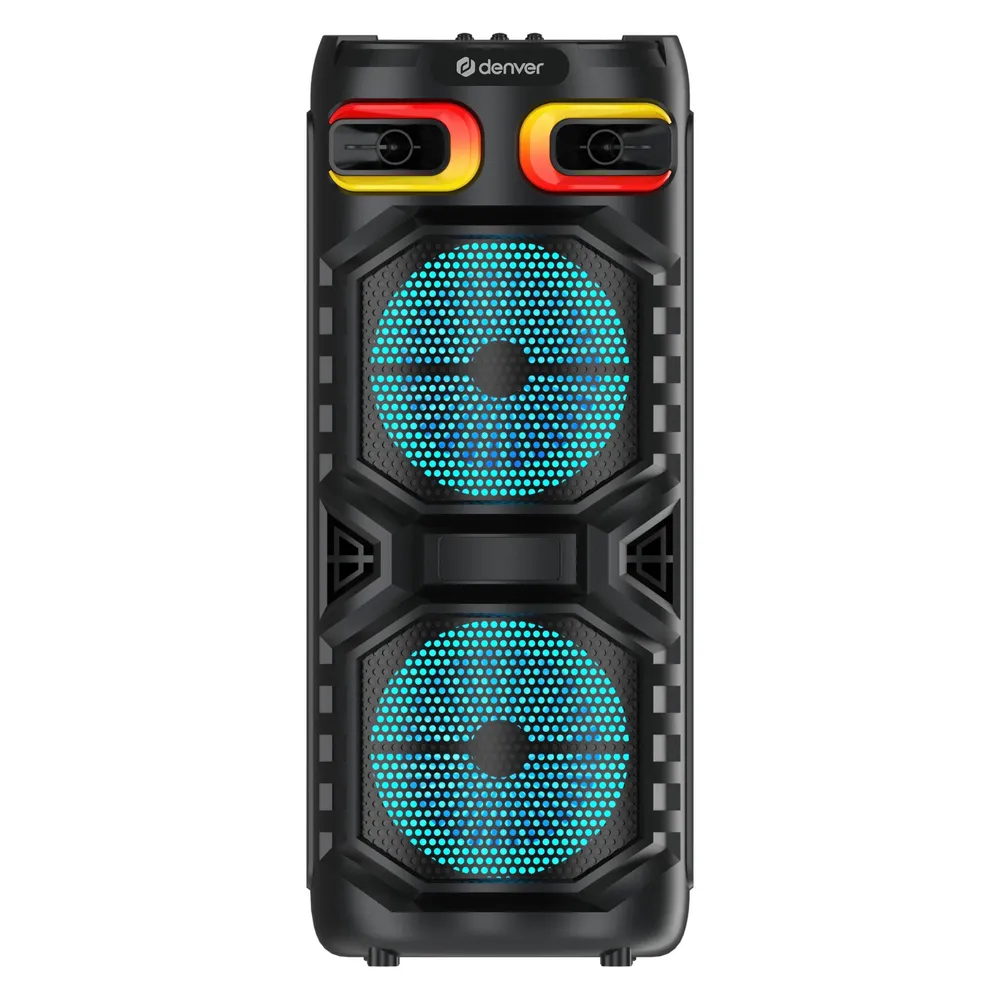 Lautsprecher Denver Party Wireless 16W Bluetooth LED für Tablet Smartphone