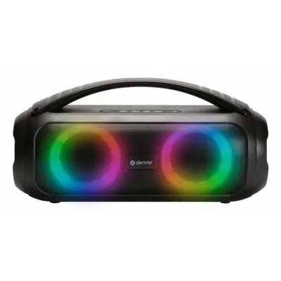 Altavoces Denver Portátil Inalámbrico 20W Bluetooth TWS LED IPX4