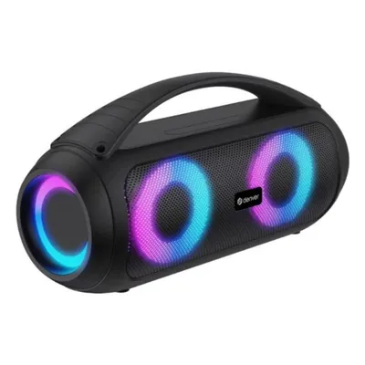 Denver tragbare Stereo-Lautsprecher Bluetooth 40W mit RGB-Beleuchtung