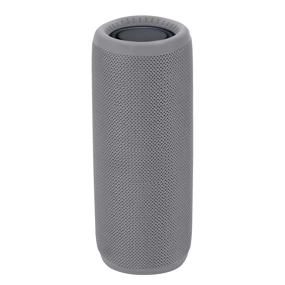 Lautsprecher Denver Zylinder Wireless Bluetooth 10 W Grau mit MicroSD und Spritzschutz