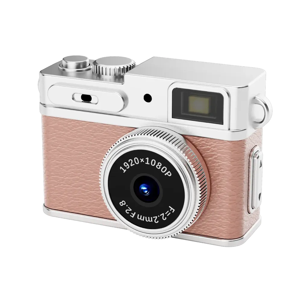 DMC-1203B Keychain-Cam rosa Kompaktkamera