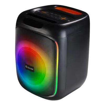 Altavoces Denver Party Speaker Kabellos/Kabel 20W mit LED und MicroSD