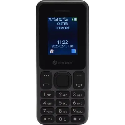 Denver FAS-1880L 4G 1,77" Dual SIM Bluetooth 5.0 Schwarz