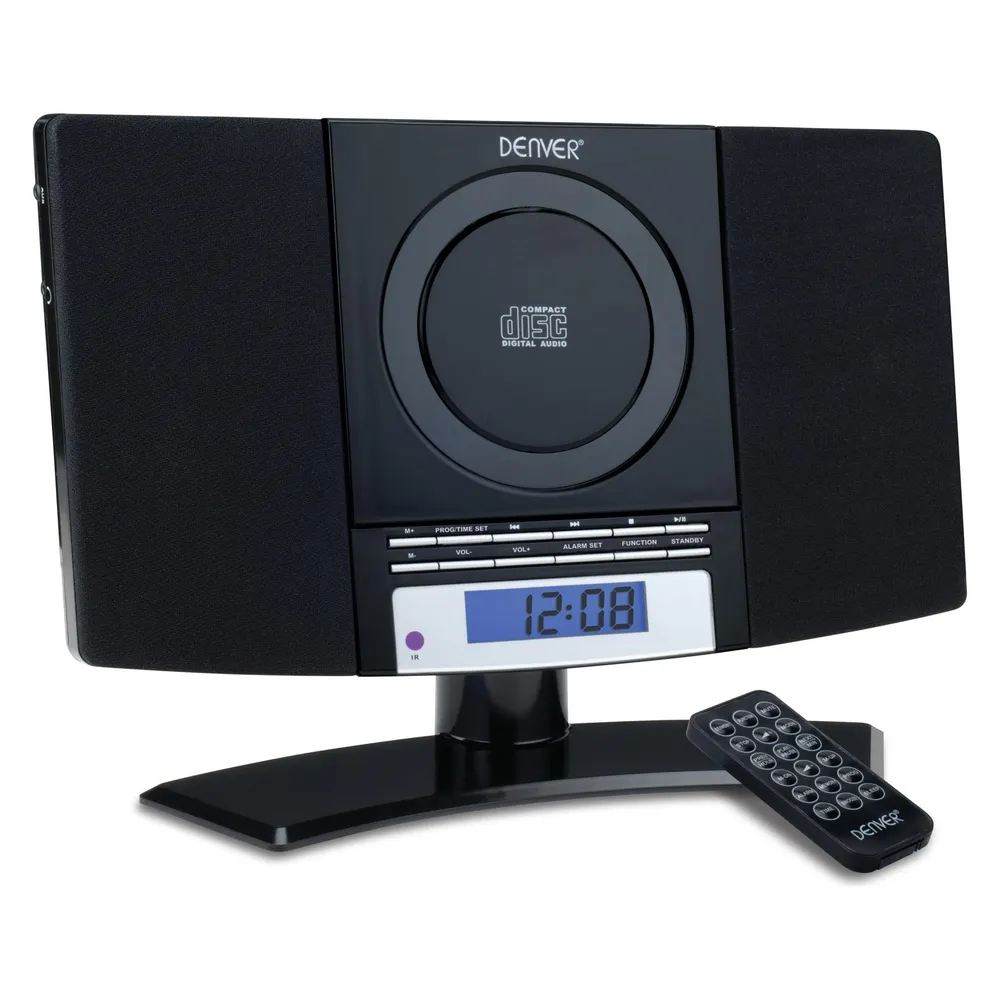 Minikette Denver MC-5220 10W RMS FM LCD Blau Fernbedienung
