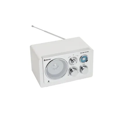 Radio Denver TR-63W Analog AM FM 15 W Weiß