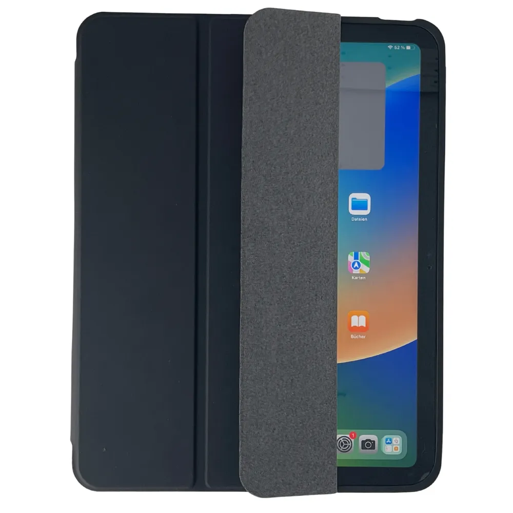 DEQSTER Slim Case für iPad 10.9" (10 Gen.) / iPad 11" (A16), Schwarz