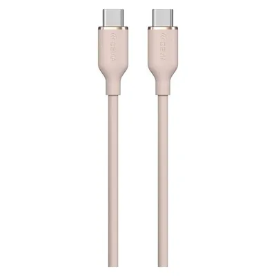 Devia Kabel Jelly USB-C - USB-C 1,2 m 60W rosa