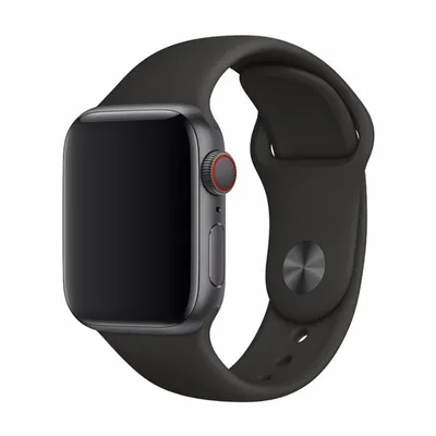 Devia Deluxe Sport Band Schwarzes Sportarmband für Apple Watch 42/44 mm
