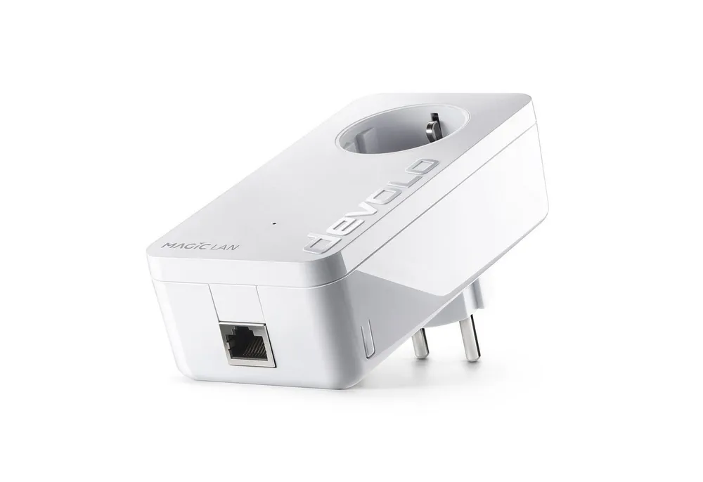 DEVOLO Magic 2 LAN Reichweitenverstärker, Powerline 1x Gigabit LAN Port 1x Erweiterungsadapter